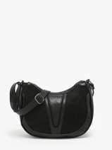 Cross Body Tas Winter Velvet Miniprix Zwart winter velvet 3663